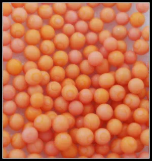 1.75-2mm (8988) Light Coral Undrilled Balls 20pk