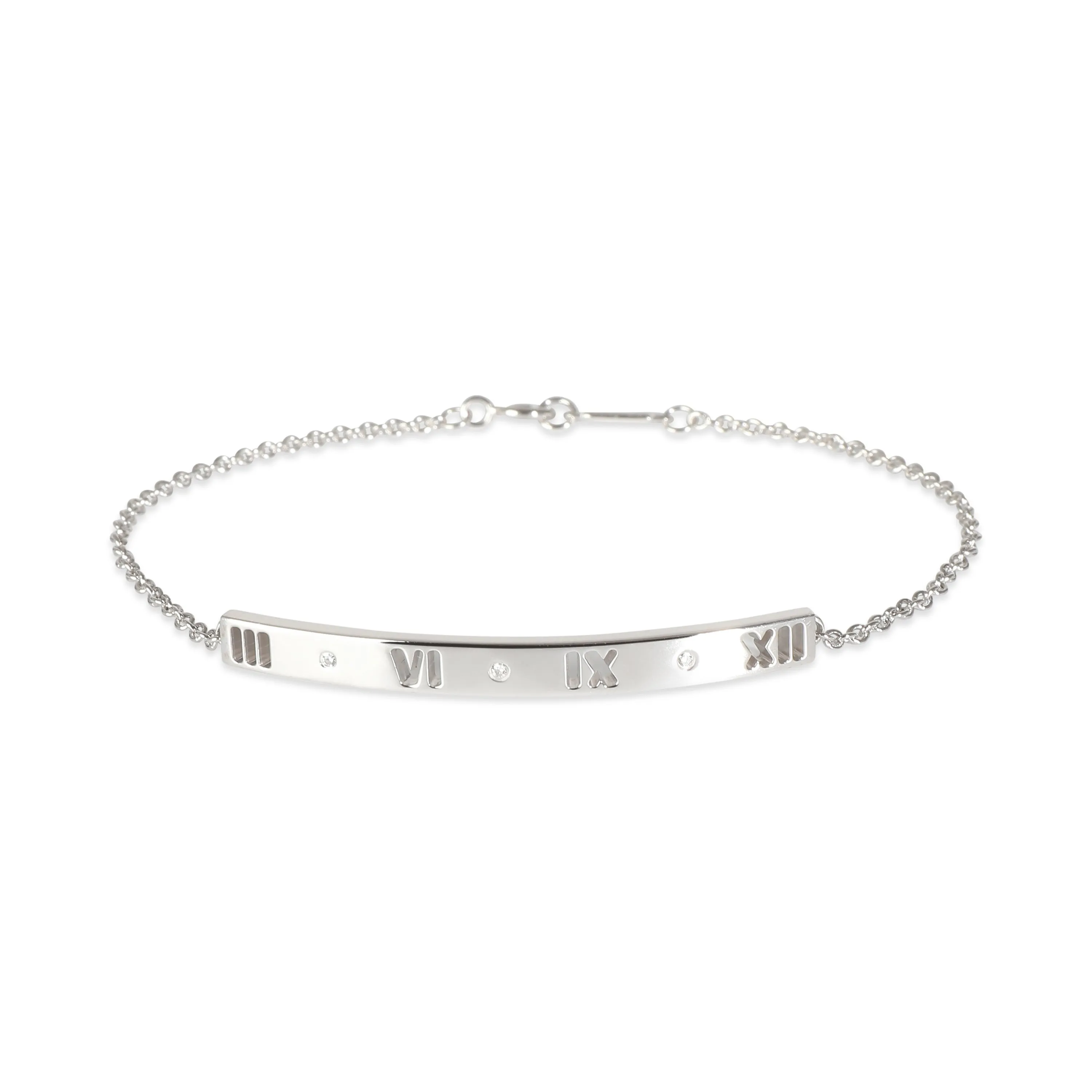 Atlas Bracelet in 18k White Gold 0.03 CTW