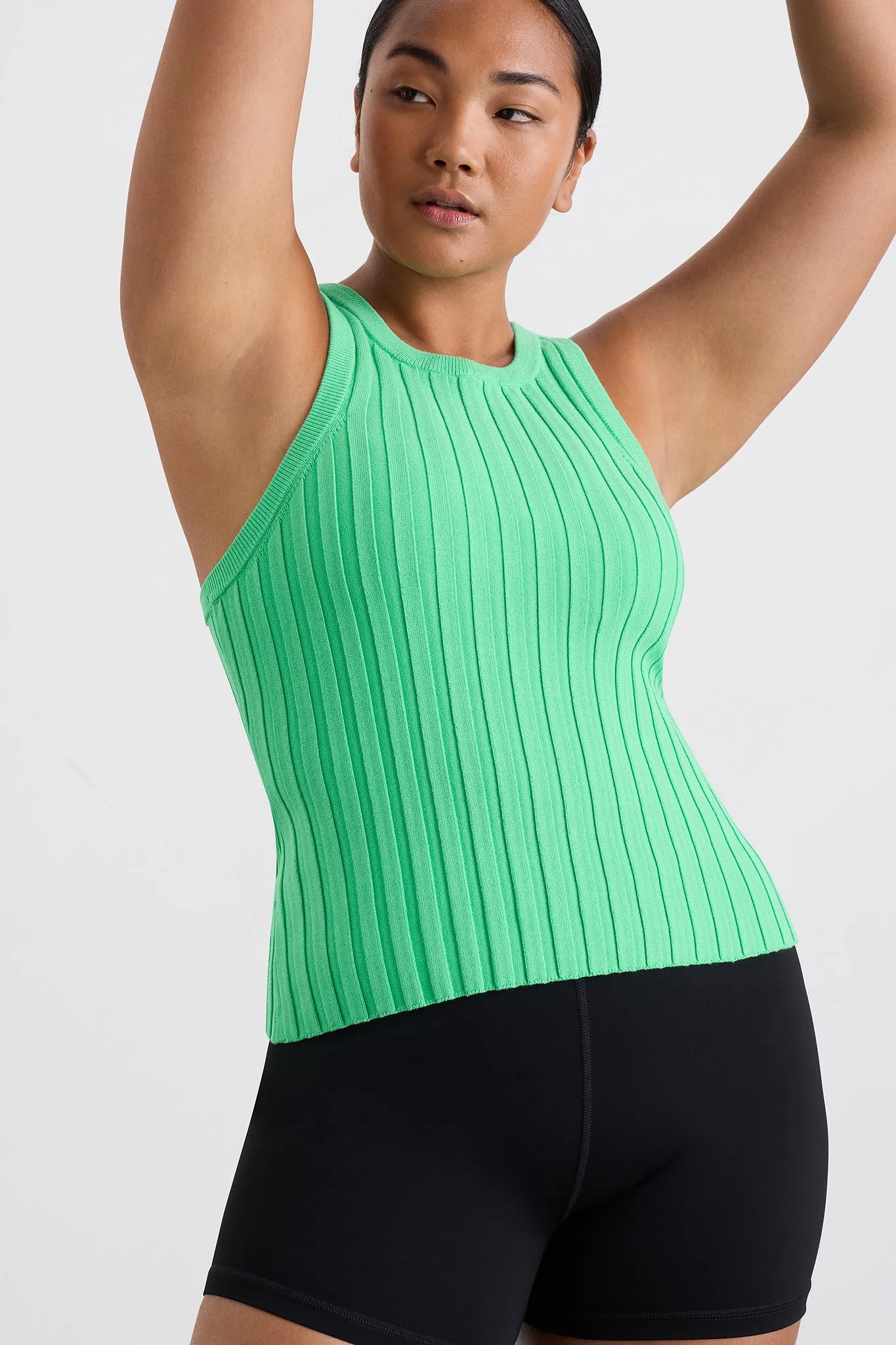 Hydra Racer Knit Ribbed Top