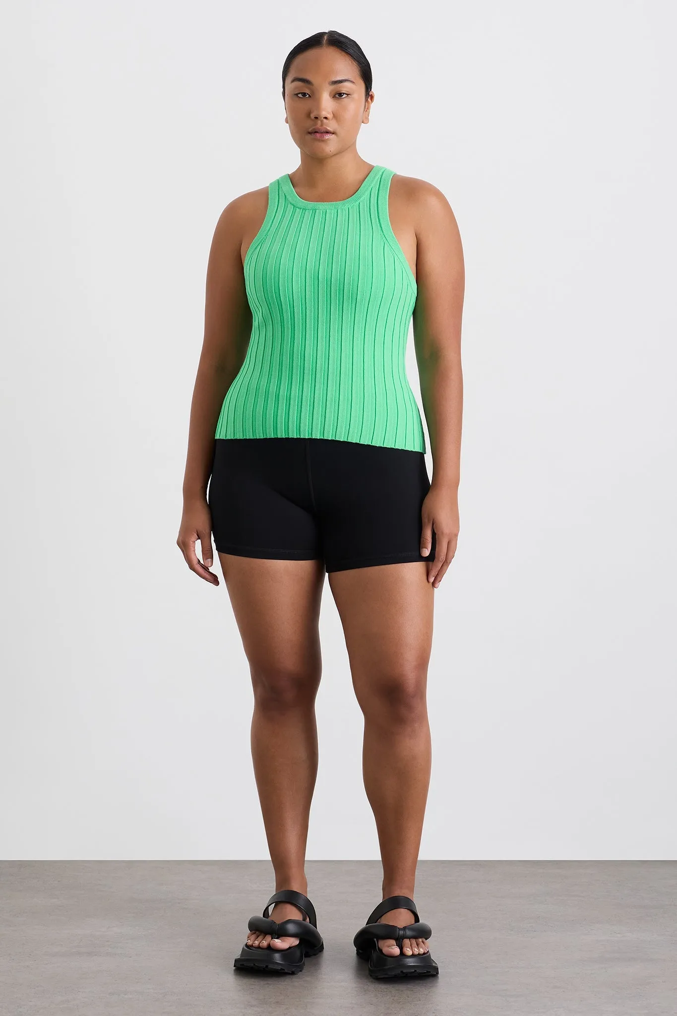 Hydra Racer Knit Ribbed Top
