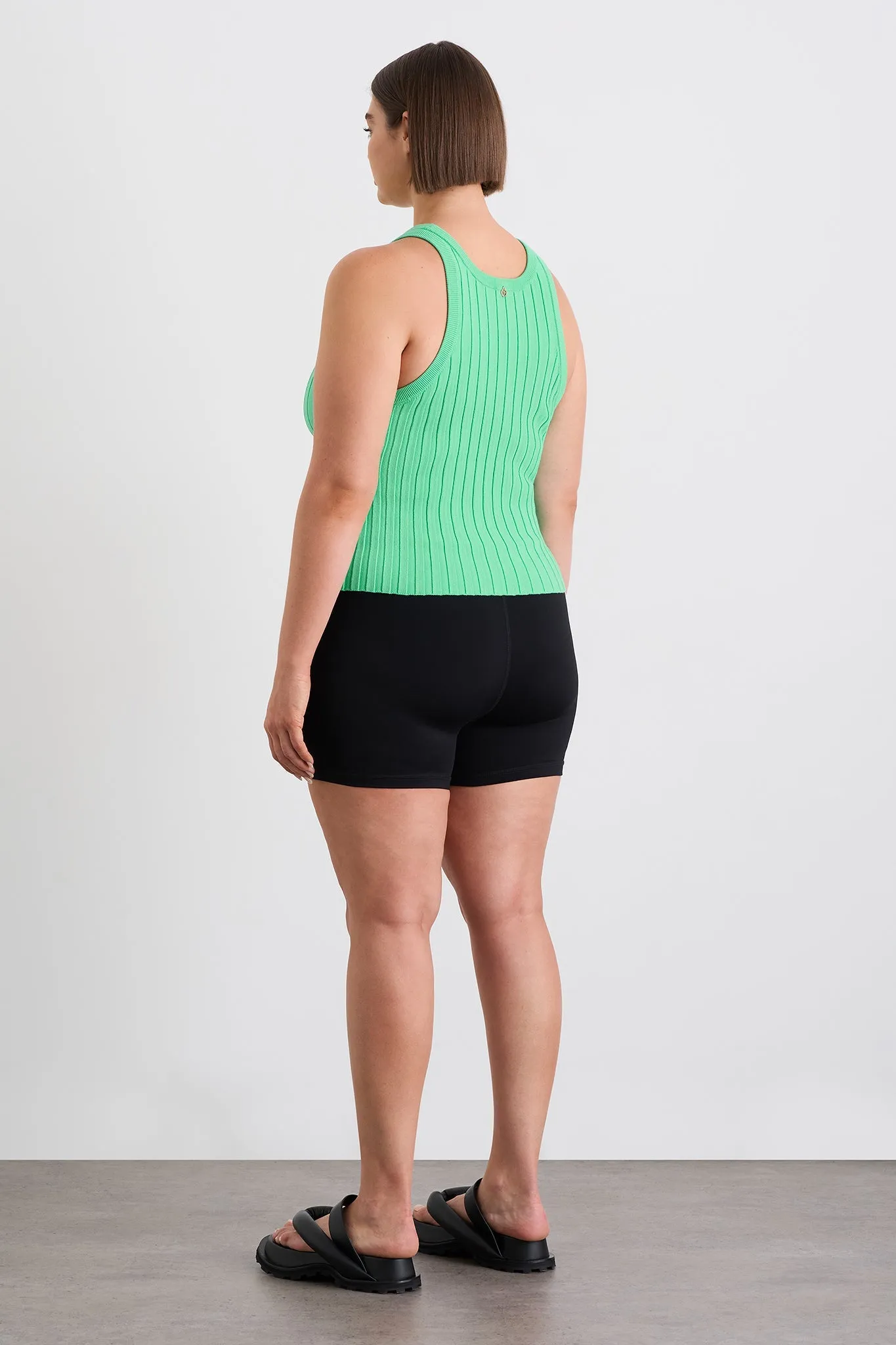 Hydra Racer Knit Ribbed Top