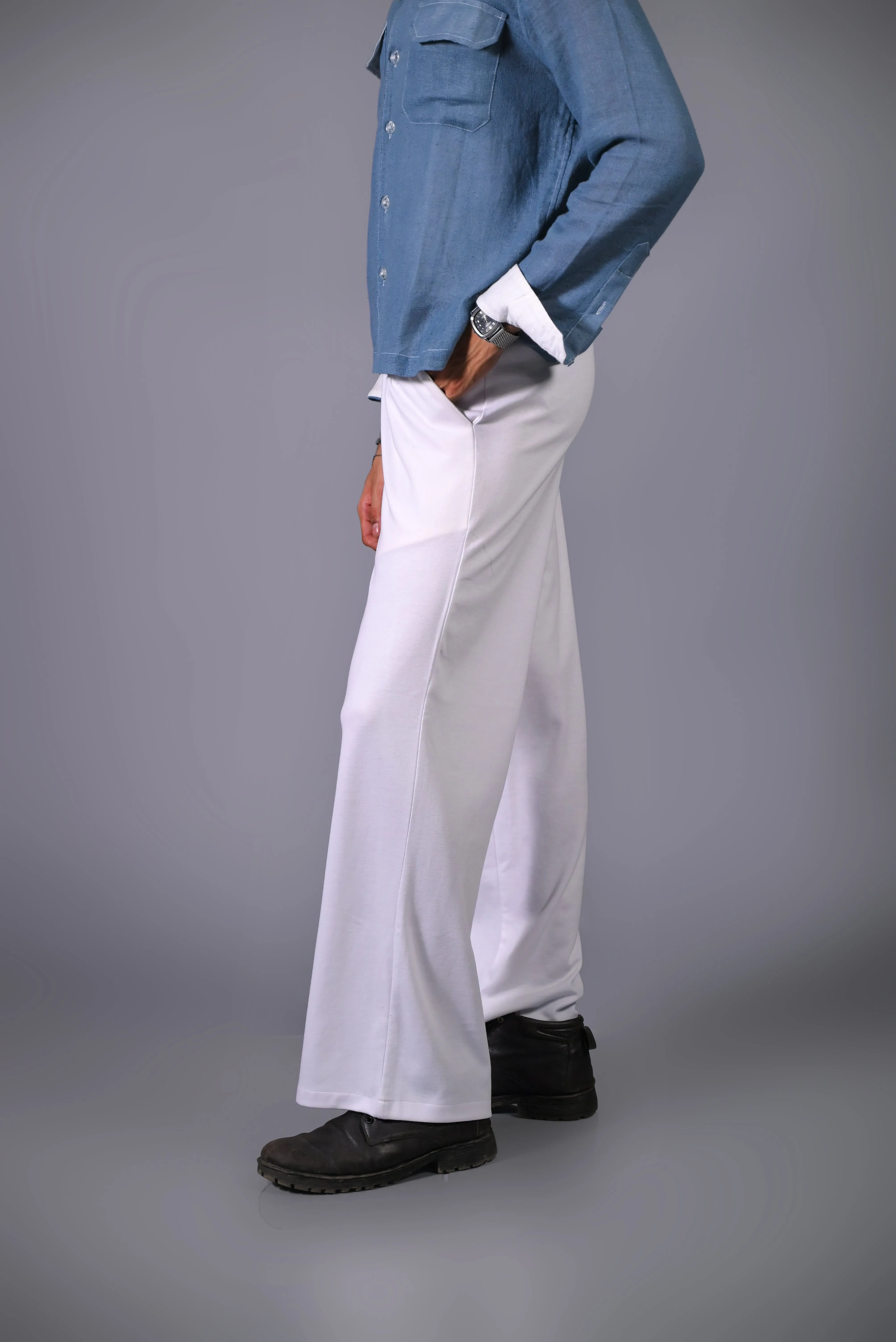 Joggers - 'White' ( Korean fit )