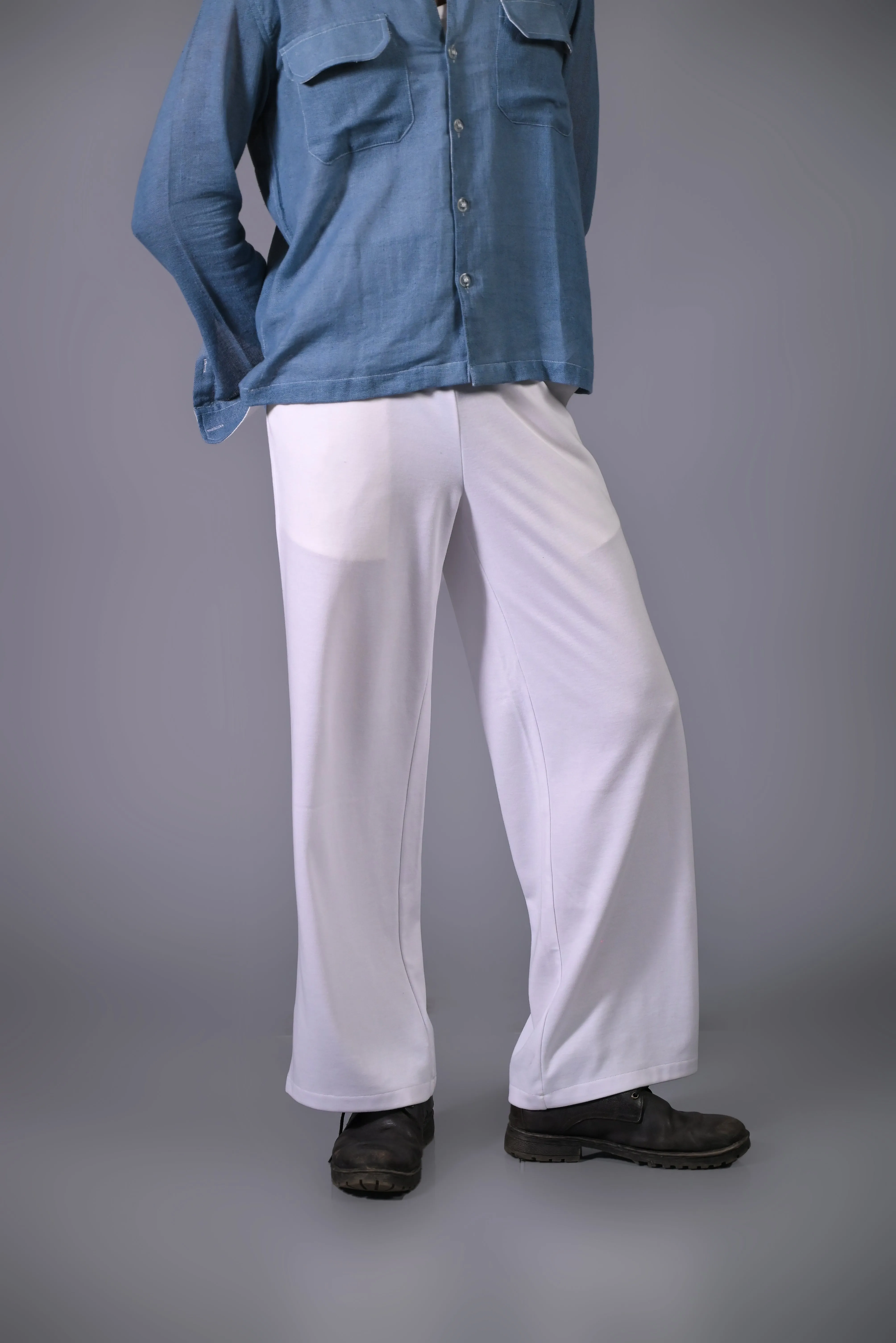 Joggers - 'White' ( Korean fit )