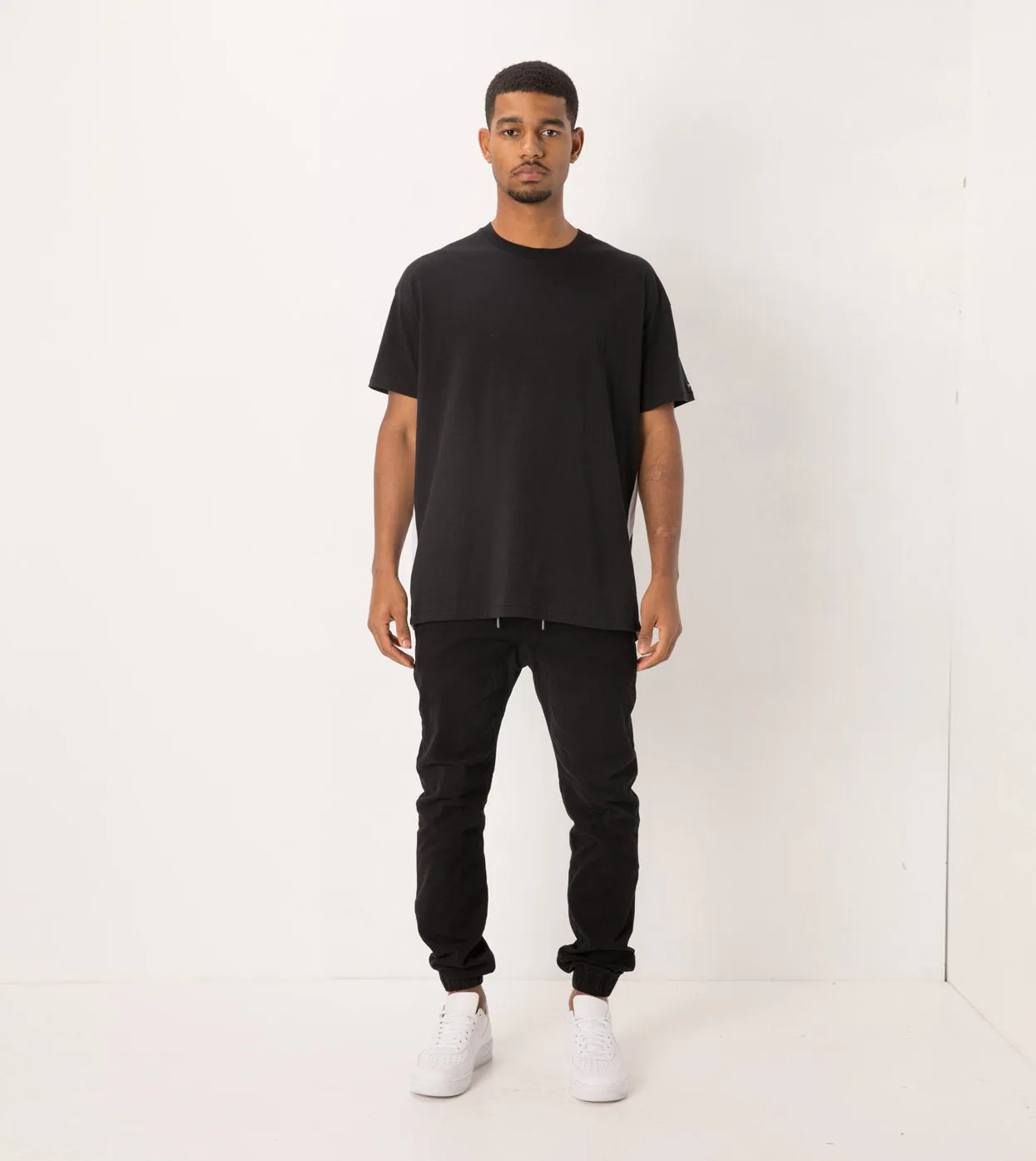 Sideline Rugger Tee Black