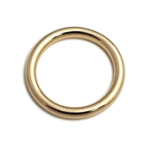 Von Treskow 10mm Yellow Gold Golf Bangle